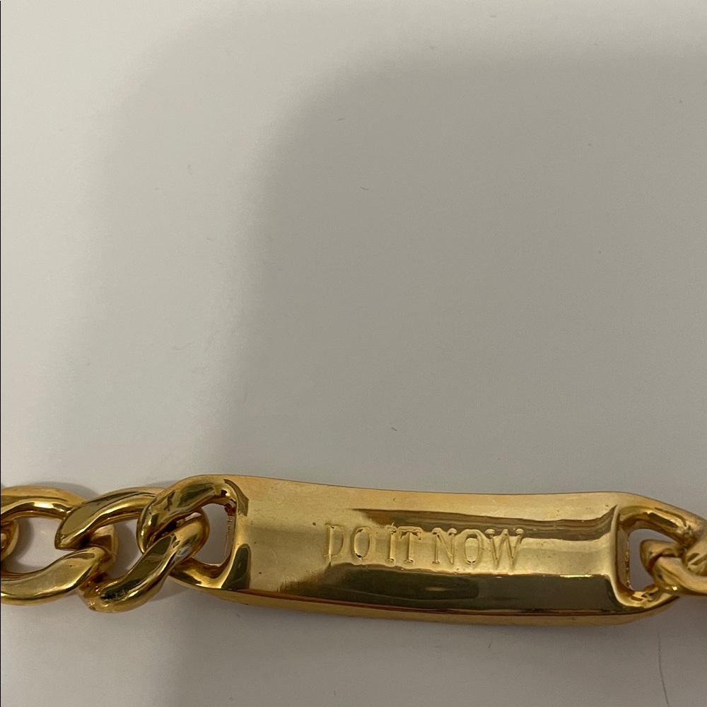 Joan Rivers Gold Tone ID Bracelet - Picture 9 of 12